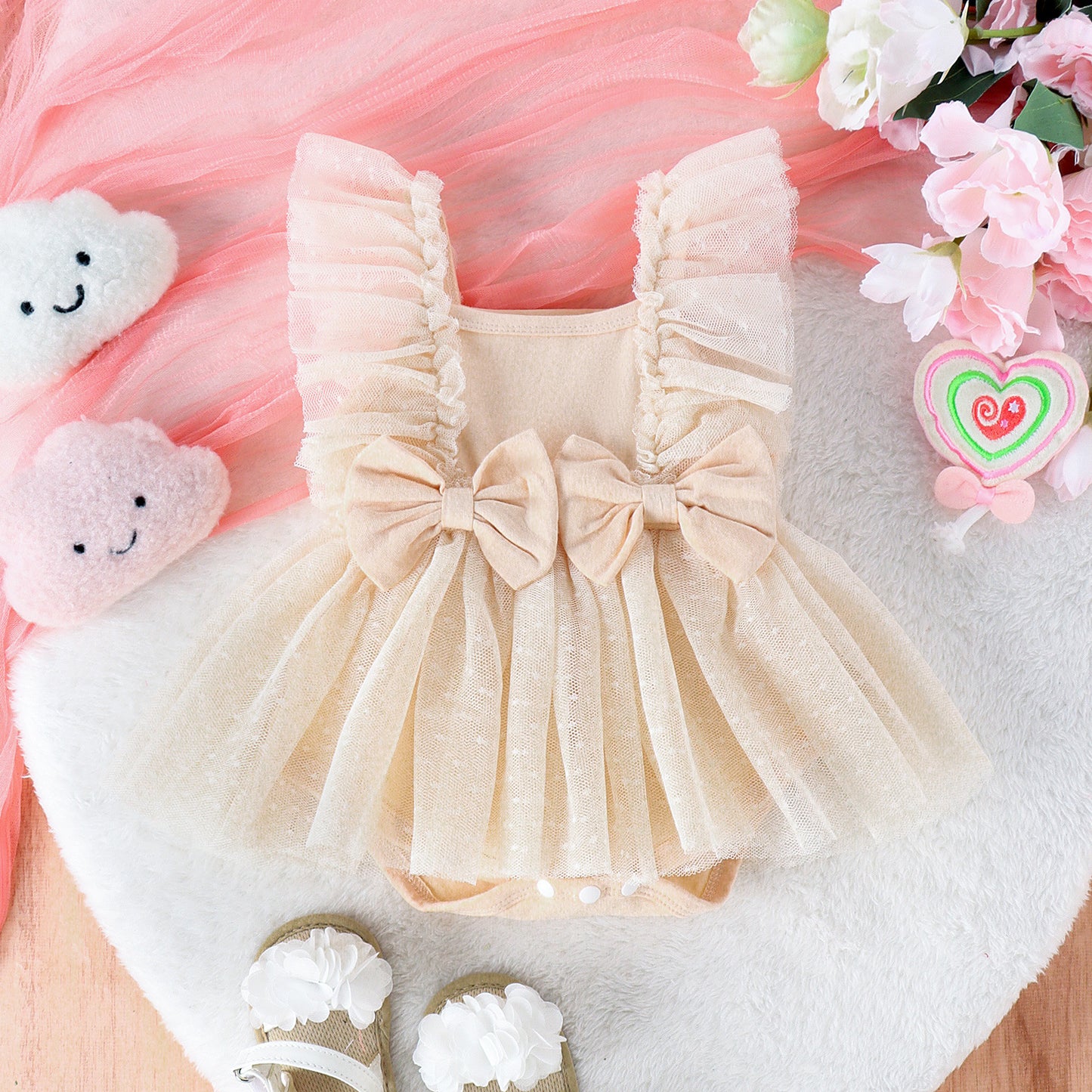 Jumpsuit Baby Net Skirt Princess Poris Dress Baby Skirt Baby Body Pants Jumpsuit